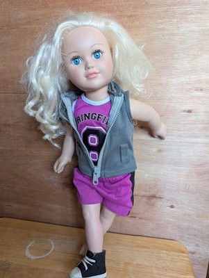 18-inch doll, possibly from the ''My Life As'' collection, which features...
