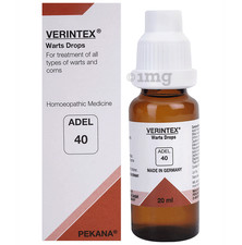 ADEL 40 Drops 20ml Pack VERINTEX Adel PEKANA Germany OTC Homeopathic Drops