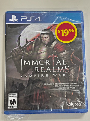 Immortal Realms: Vampire Wars for the PlayStation 4 NEW (Read)!