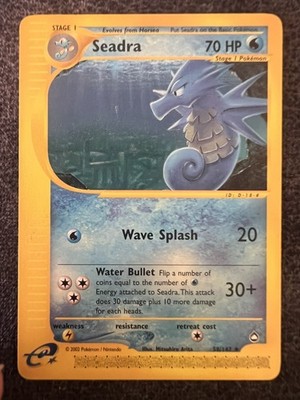 Seadra 58 /147 Uncommon Pokemon Card NM
