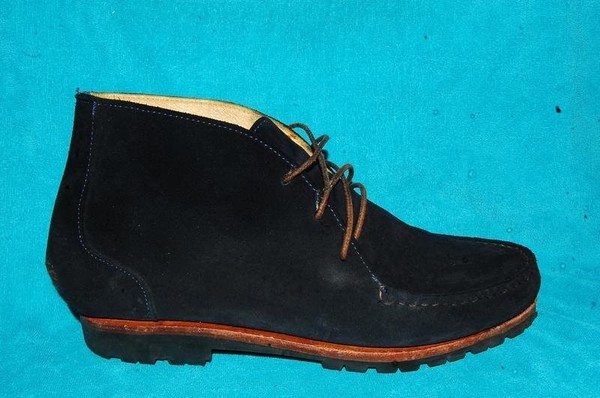 Men Quoddy Boots Navy Suede 45