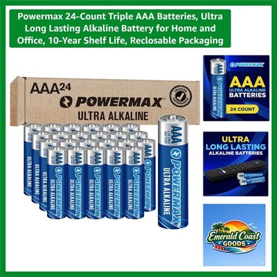 Durable AAA Alkaline Batteries - 24 Count for Uninterrupted Device Performance
