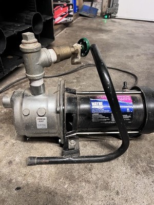 Wayne Reliantone 1HP portable Lawn Sprinkler Pump 720 GPH Stainless Steel Tested