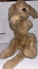 GUND 1985 Muttsy Puppy Dog Plush Golden Retriever Stuffed Animal Tan Brown US9