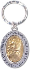 Angelstar Hope Courage Strength Love Healing Faith Keychain Silver Angelstar Hope Courage Strength Love Healing Faith Keychain Silver
