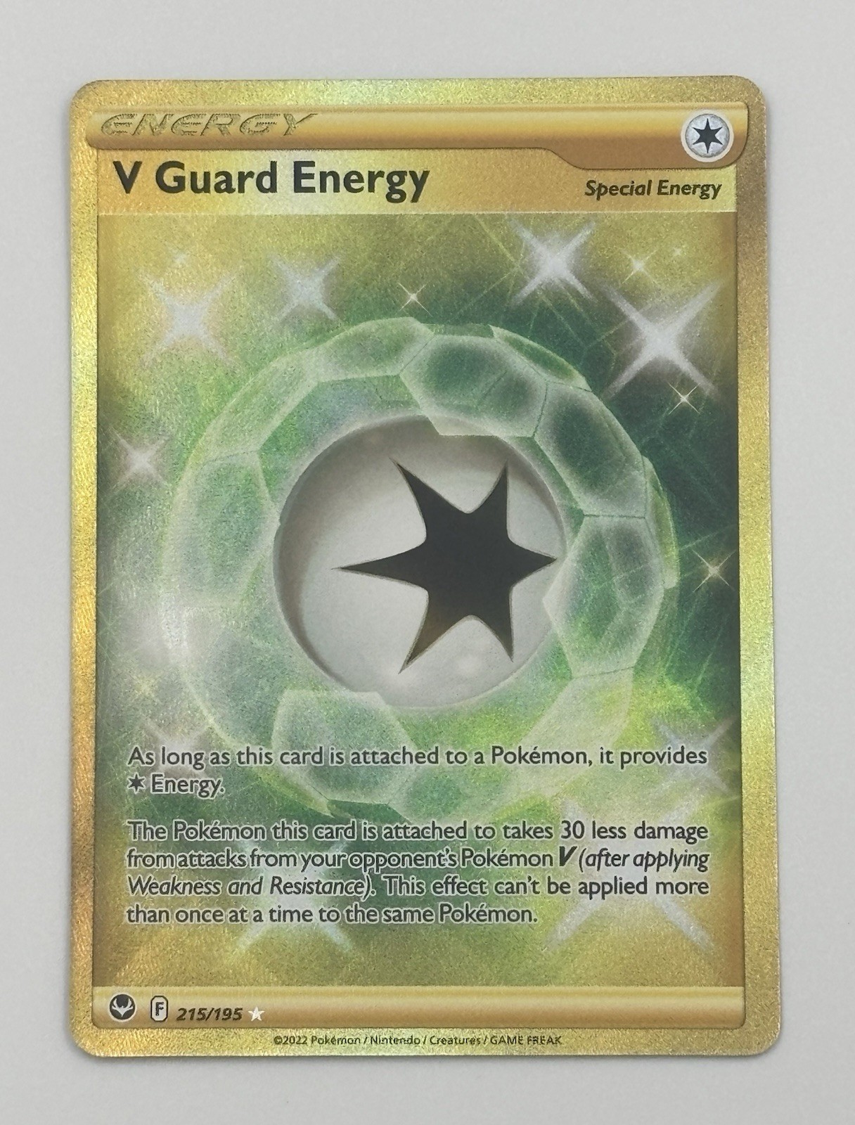 V Guard Energy (Secret) 215/195 Holo Pokemon Single