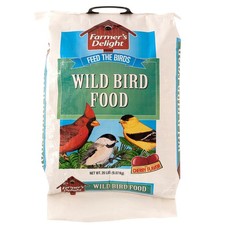 Wild Bird Food with Cherry Flavor, 20 lb - Farmer's Delight Mix