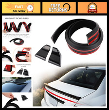 Universal 4.9 Ft Carbon Fiber Rear Spoiler Wing - Reflective Rubber Trim For Car Universal 4.9 Ft Carbon Fiber Rear Spoiler Wing - Reflective Rubber Trim For Car