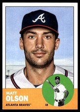 Matt Olson 2022 Topps Archives #19 Atlanta Braves FREE SHIPPING AutographDen