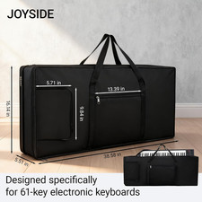 61 Key Keyboard Bag Waterproof Padded Electronic Piano Keyboard Case Double 14Cm