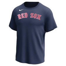 Nike MLB Replica Synthetic Crew Boston Red Sox Neck T-Shirt