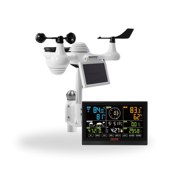 Station météo solaire wifi 7 en 1 pour optimiser l'arrosage du jardin