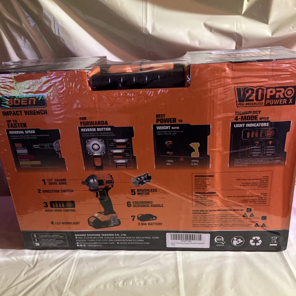 Cordless Impact Wrench Boen - Image 2 of 4