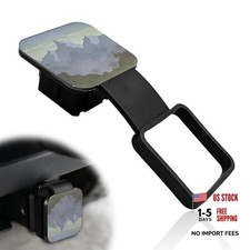 Universal 2 Inch Hitch Cover, Beautiful Design Trailer Tow Tube Cap purple