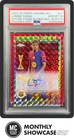 LAMINE YAMAL PSA 10 2024 TOPPS CHROME UCC FUTURE STARS AUTO RED GEO REFRACTOR /5