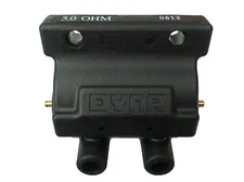 Dynatek DC7-1 Ignition Coil 5.0 ohm Straight Dual Output Black Harley-Davidson