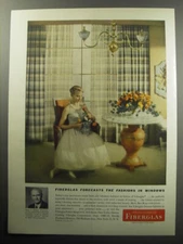 1957 Owens-Corning Fiberglas Advertisement - forecasts the fashions in windows