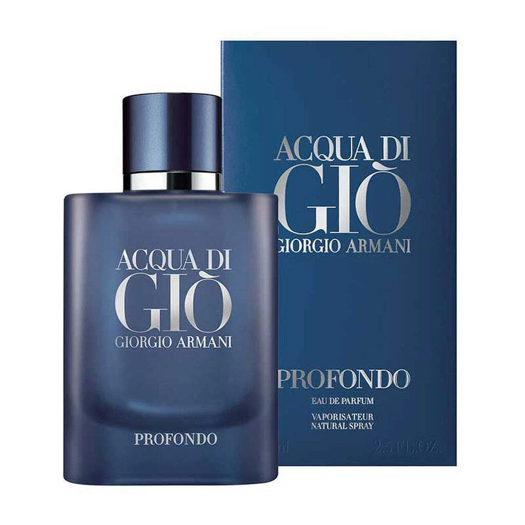 Armani perfume blue clearance bottle