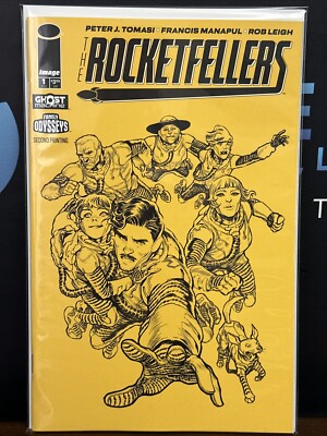 The Rocketfellers #1 Second Printing (Image Comics 2024) Bagged & Boarded