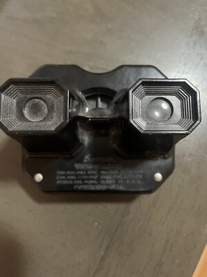 Vintage Sawyer's View-Master 3D Reel Viewer Black Bakelite **See Description**