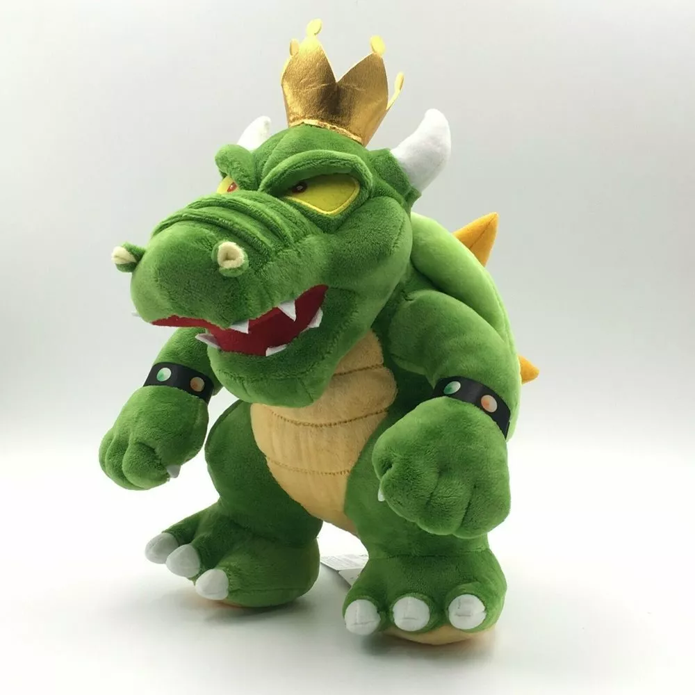 Super Mario - Bowser Medium Plush (15 Inch) – Dragons Trading