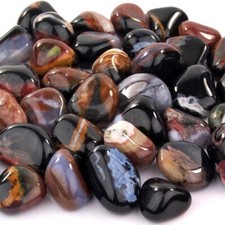 Sardonyx Trommelsteine Heilsteine Größe XL ca. 25 - 40 mm AA - Qualität