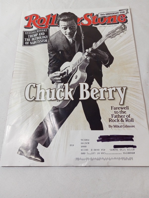 Rolling Stone Magazine Featuring Chuck Berry With Special Report on Trump