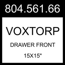 IKEA VOXTORP Drawer Front Dark Gray 15x15" 804.561.66