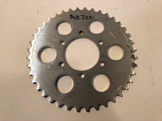 Kawasaki 1978-1979 KZ200 Portco Rear Sprocket 40 tooth KZ 200 A1 2