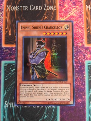Yu-Gi-Oh! Enishi, Shien's Chancellor LCGX-EN241 Unlimited Super Rare NM