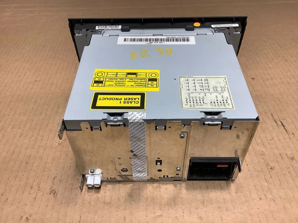 2007 AUDI A4 B7 QUATTRO СЕДАН ПРИБОРНОЙ ПАНЕЛИ ЦЕНТР AM FM CD АУДИО ПЛЕЕР OEM + - Изображение 4 из 4