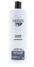 Nioxin System 2 Cleanser Shampoo 33.8 oz Pack of 2