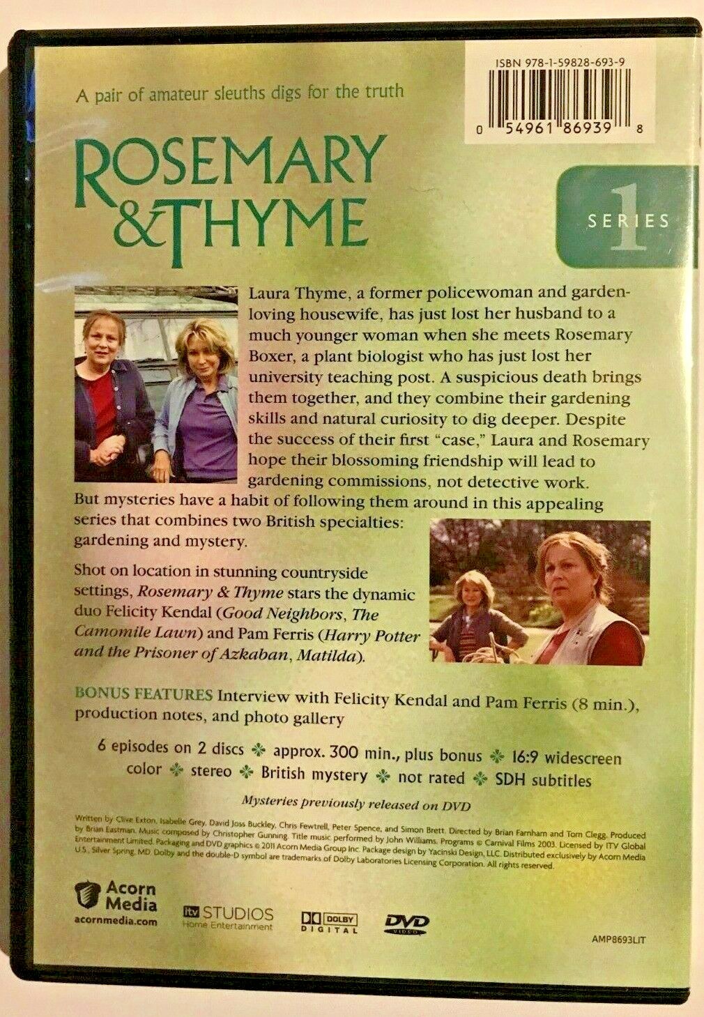 Rosemary & Thyme The Complete Collection (DVD, 2011, 7Disc Set) for