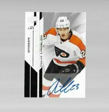 Oskar Lindblom 2018-19 Premier Rookie Auto CARD RC # 85 FLYERS