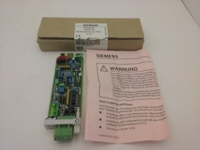 SIEMENS 6DR2800-8P INPUT MODULE FOR PT 100 RESISTANCE THERMOMETER, NIB