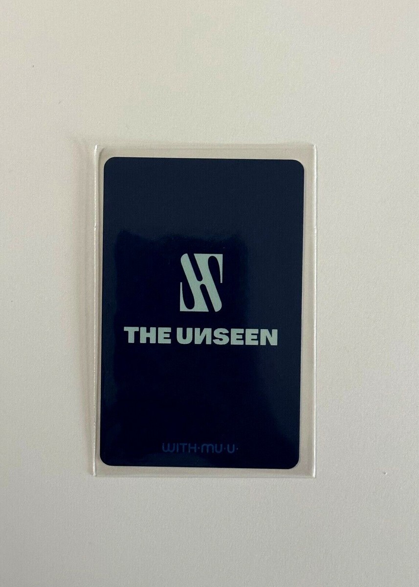 MONSTA X SHOWNU HYUNGWON THE UNSEEN WITHMUU POB Official Photocard