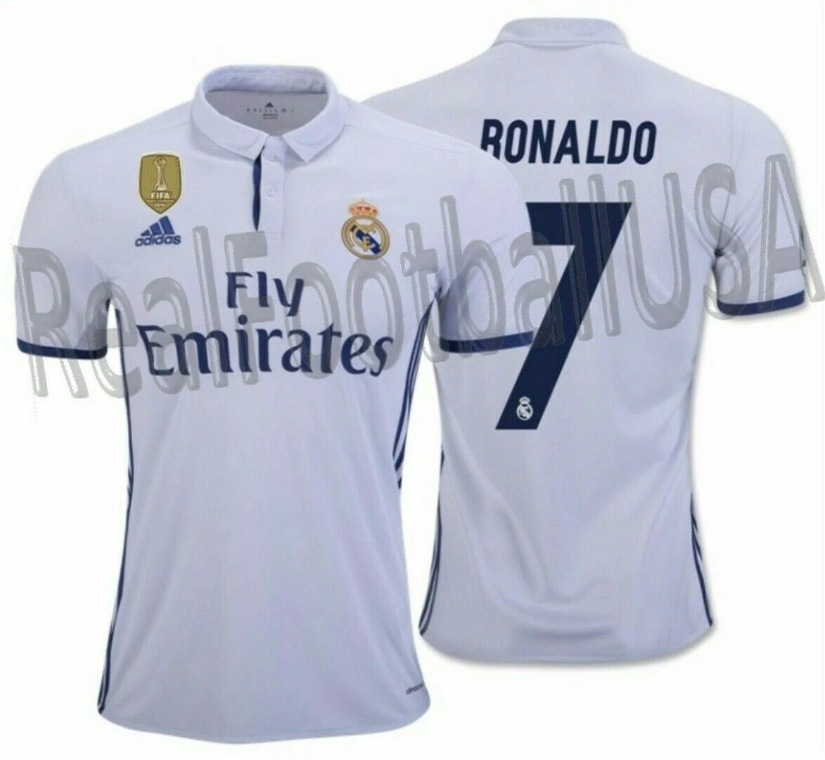 ADIDAS CRISTIANO RONALDO REAL MADRID HOME JERSEY 2016/17