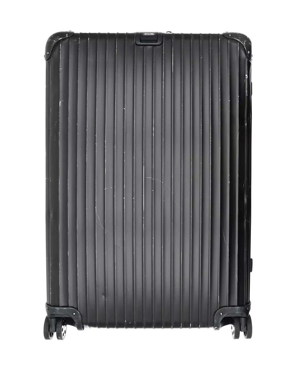 RIMOWA Topas Stealth Black Aluminum Large Check-In 31 RIMOWA Topas Stealth Black Aluminum Large Check-In 31