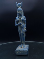 Ancient Egyptian Antiques Hathor Statue Goddess of Pharaonic Antiques Rare  BC