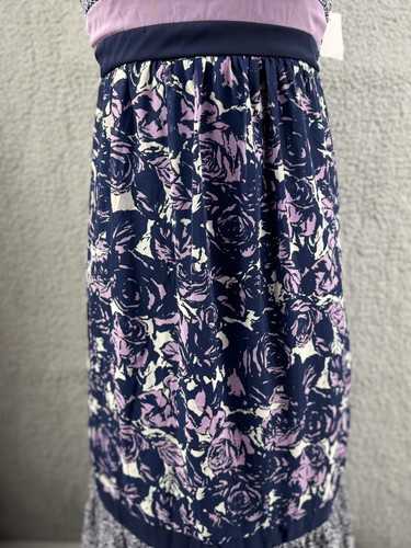 Charlotte Russe Maxi Dress Boho Hippie Floral Halter Tie Back Y2K 90’s S NWT VTG - Picture 3 of 12