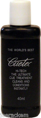 New Cuetec Hi-Tech Bottle - Conditioner for Graphite / Fiberglass Shafts -1.35oz