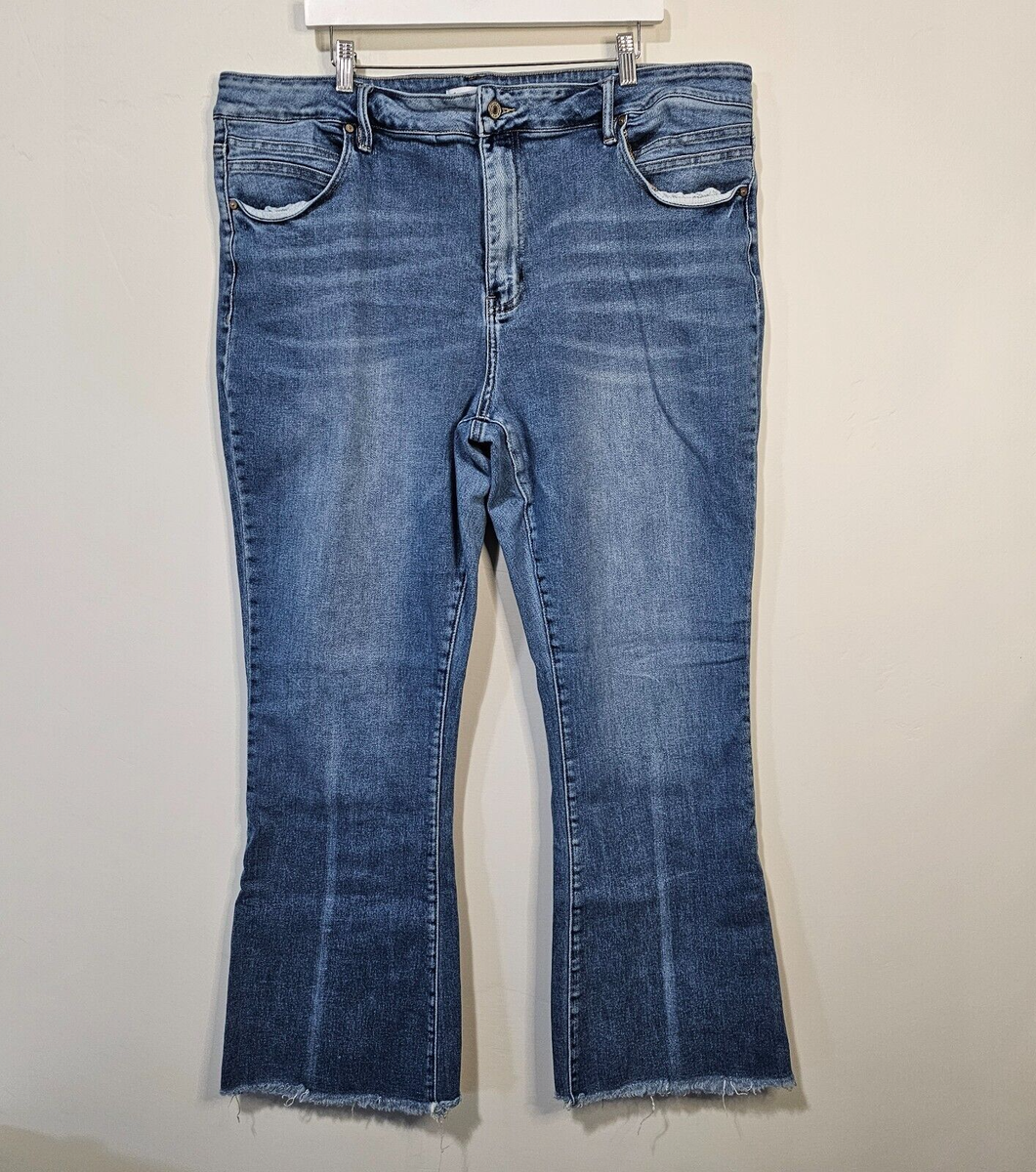 KanCan x Maurices Womens Flare Jeans Plus Size 24 Medium Wash