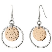 "Jobo \"52009\" OhrhäNger 925 Sterling Silber Bicolor Vergoldet Ohrringe Silberohr"
