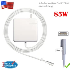 85W AC Power Adapter Charger for Apple Macbook Pro 15" 17" A1286 2008-2012 L-tip
