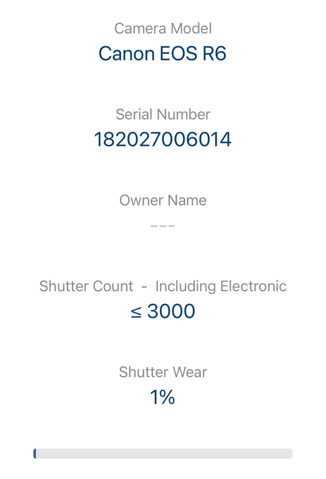 Canon EOS R6 Mirrorless Camera (USA model) Shutter count 3k NICE eBay