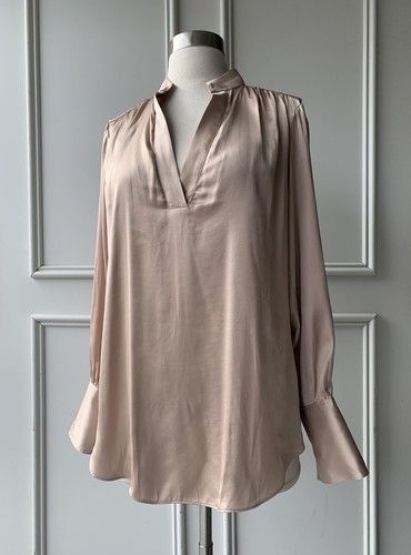 | WITCHERY | modern cuff blouse pebble | $119.95 | SIZE: 10,S new - Picture 3 of 13