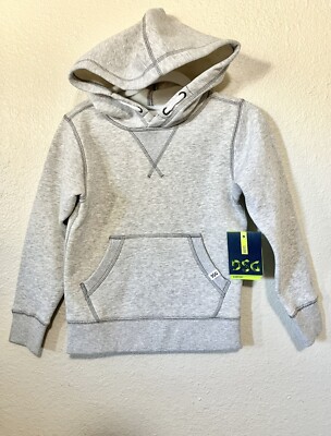 NWT Dicks Sporting Goods Boys Hoodie Sweatshirt Gray Size XXS