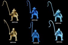 Western Cavalry Wagon Drivers Civil War Custer 54mm toy soldiers Marx