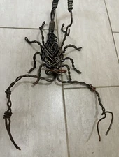 Handmade 2’ Long Reclaimed Copper Wire Scorpion