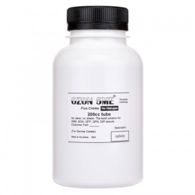 Flux OZon 5ME for SMD, BGA, DIP gel-like 200 ml.